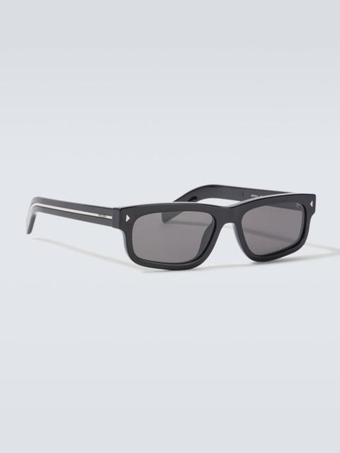 Prada Logo rectangular sunglasses