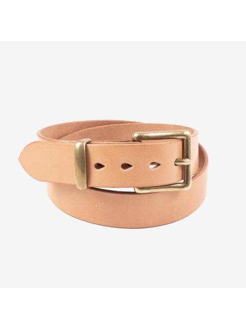Iron Heart HEAVY DUTY "TOCHIGI" LEATHER BELT - NATURAL