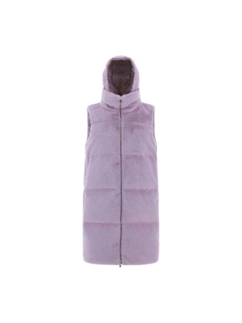 Herno Herno Faux Fur Sleeveles Coat Women