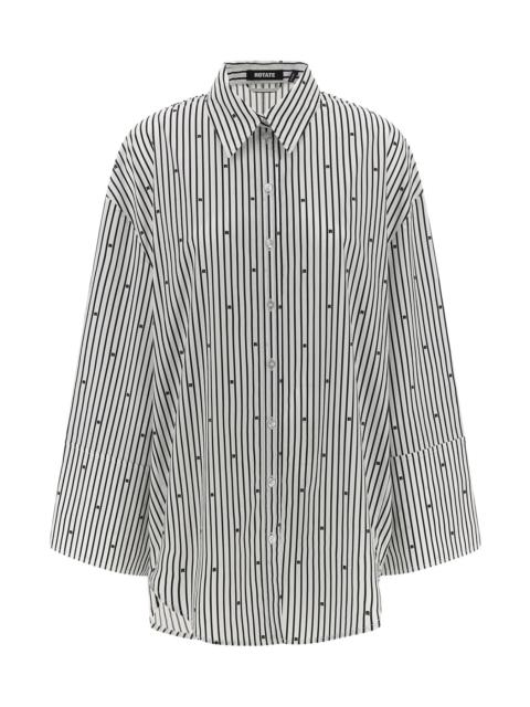 ROTATE 'Poplin Oversized Striped' shirt