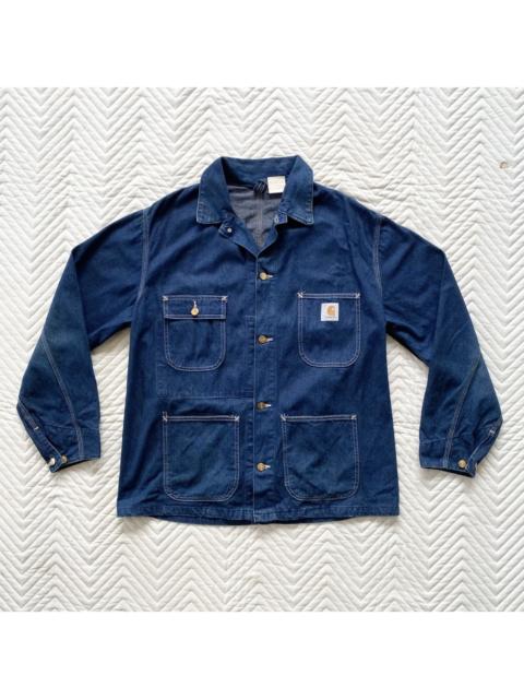 Carhartt 🔨 Vintage 80s/90s Carhartt Denim Chore Jacket - Made in USA