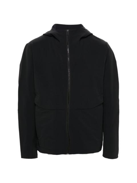 hooded zipped jacket