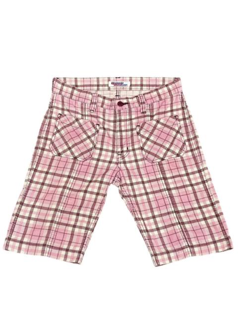 Hysteric Glamour Vintage Hysteric Glamour Pink Check Bush Pocket Shorts