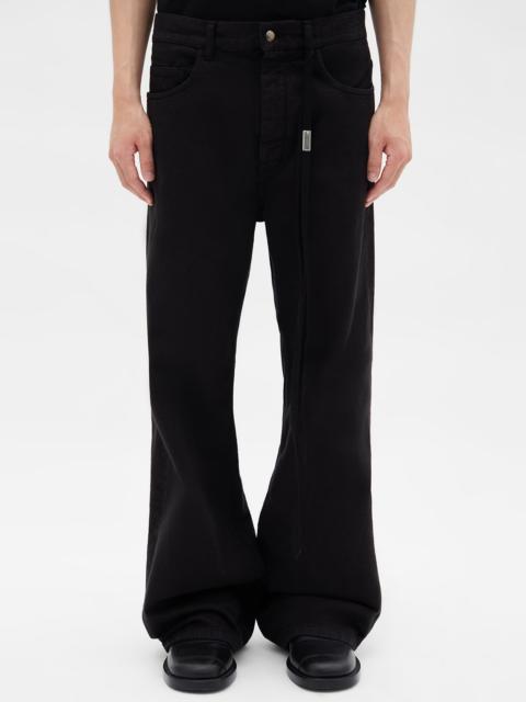Ann Demeulemeester Modest 5 Pockets Relaxed Flared Trousers