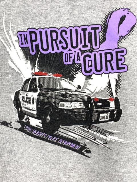 Other Designers Vintage - Vintage “in Pursuit of a Cure” Police Pullover Hoodie
