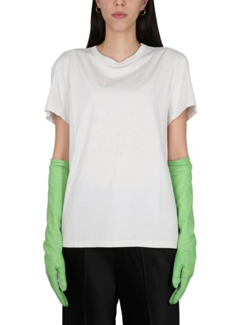 Maison Margiela Maison Margiela Women T-Shirt With Logo Embroidery