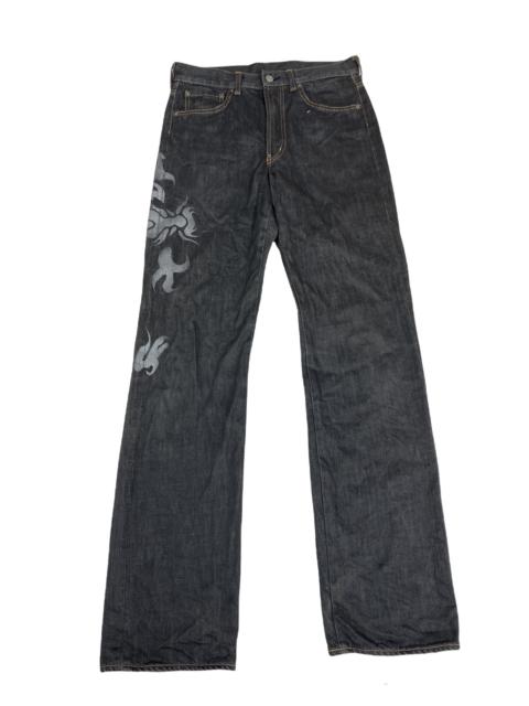 Other Designers Takeo Kikuchi - Takeo Kikuchi Dragon Denim Jeans. S0163