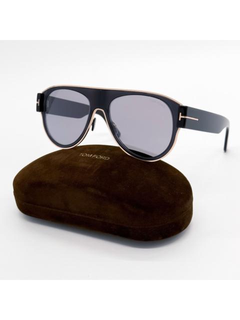TOM FORD NEW TOM FORD LYLE-02 TF1074 01C UNISEX SUNGLASSES FT1074/S