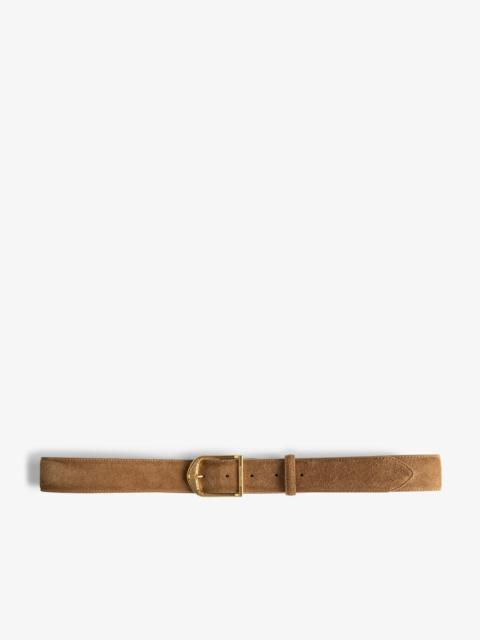 Zadig & Voltaire Rise Suede Belt