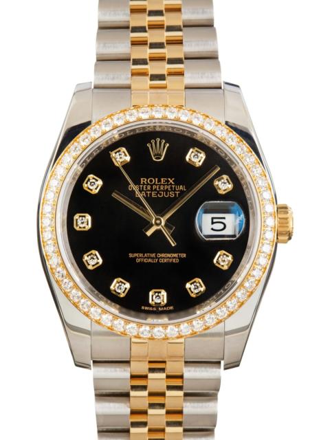 ROLEX Used Rolex Datejust 36 Two Tone 116243 Diamond Dial
