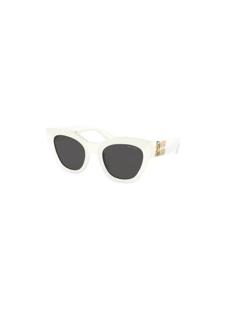 Miu Miu Miu Miu Grey Cat Eye Ladies Sunglasses MU 01YS 1425S0 51