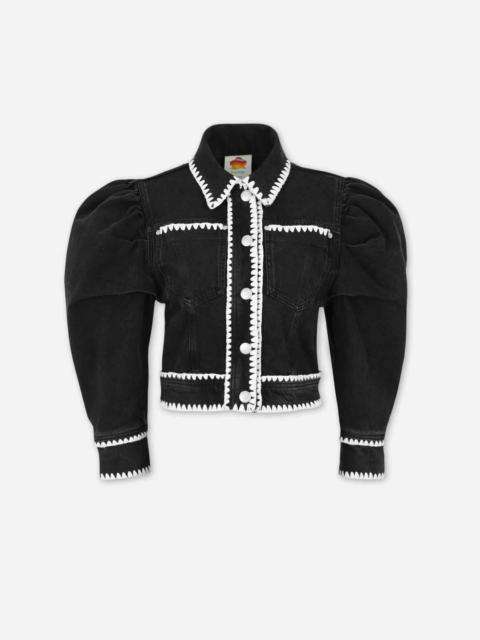 FARM RIO DENIM JACKET CCROCHET