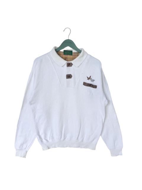 Other Designers Habitat - Vintage Nature Life Half Button Sweatshirt