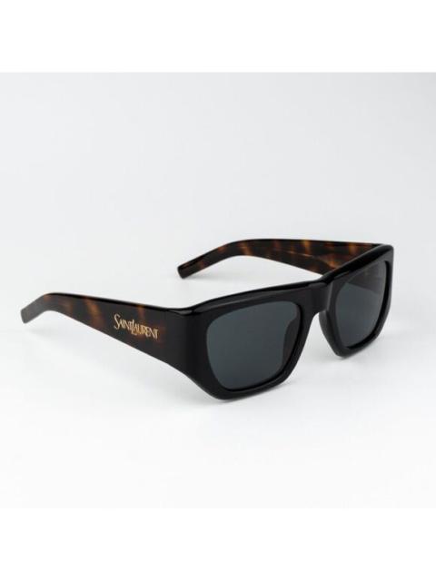 SAINT LAURENT NEW Saint Laurent SL740 004 Black Havana Square Unisex Sunglasses