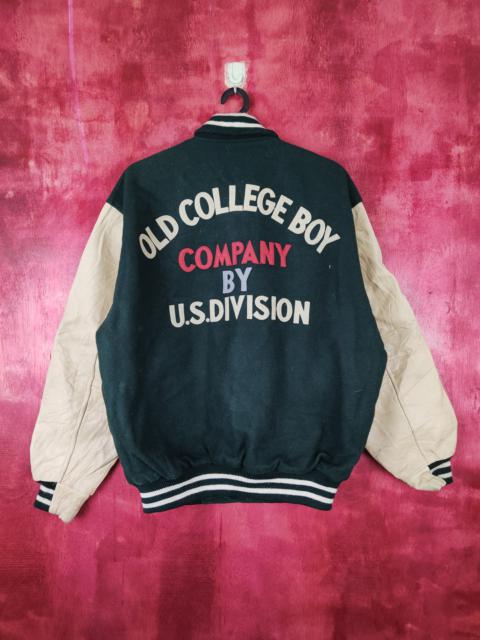 Other Designers Varsity - Old College Boy Green/Brown varsity mohair #5186