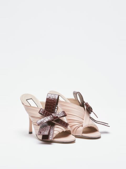 N°21 HIGH HEEL MULES WITH BOW