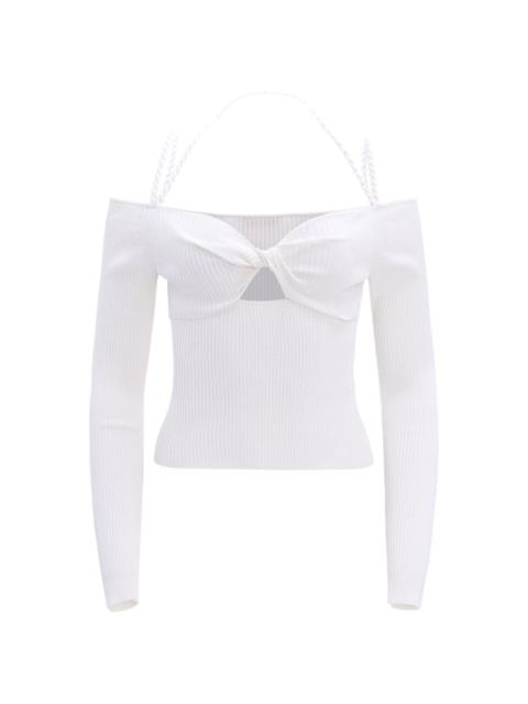 Altuzarra Odin cut-out ribbed-knit top