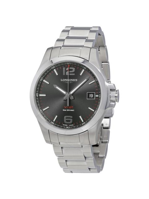 Longines Longines Conquest V.H.P. Perpetual Black Dial Men's Watch L3.716.4.56.6