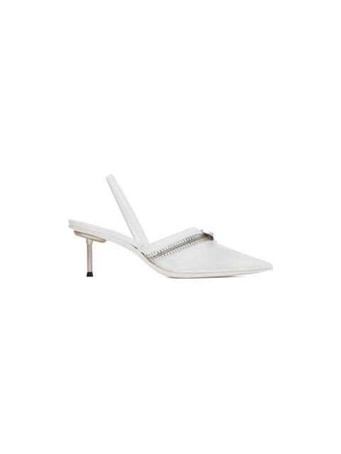 COPERNI White Clear Zip Heels