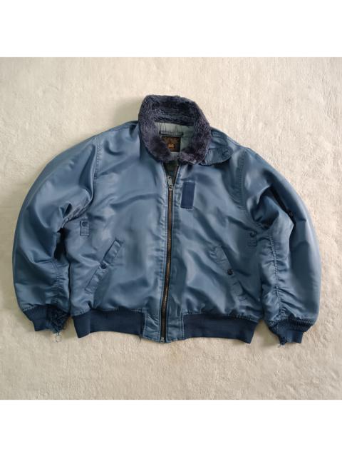 Other Designers VINTAGE U N AIR FORCE DISTRESSED FLIGHT BOMBER JACKET