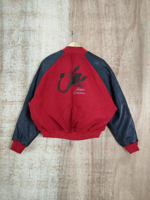 Other Designers Varsity - Lakka Homme scorpions red varsity wool jacket #4214