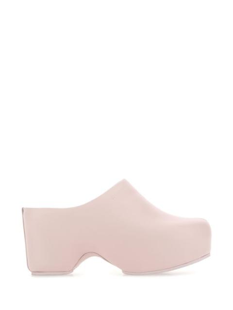 Givenchy Woman Pastel Pink Leather G Clog Mules