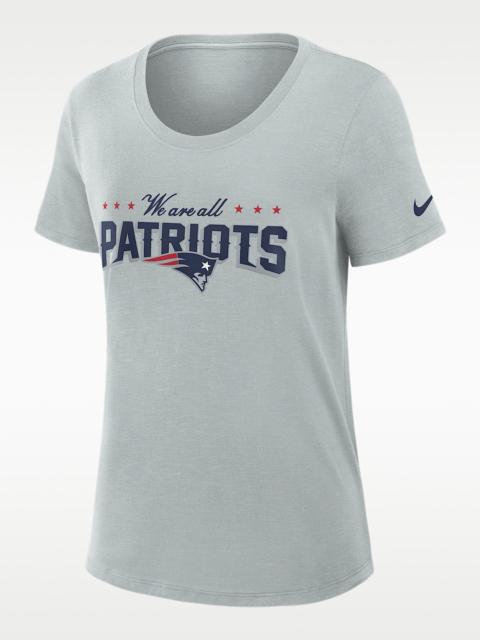 Nike New England Patriots Rivalries Collection Slub Women's Nike Dri-FIT NFL T-Shirt