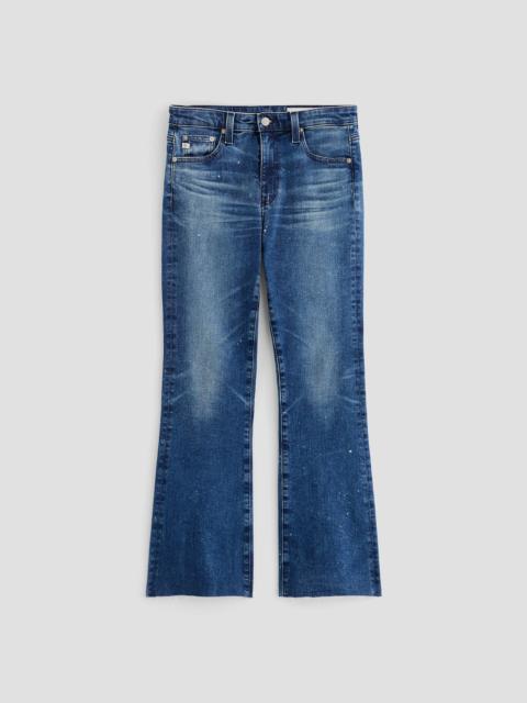 AG Jeans Farrah Boot Crop Splatter Jean
