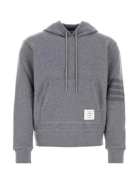 Thom Browne Man Grey Wool Sweatshirt