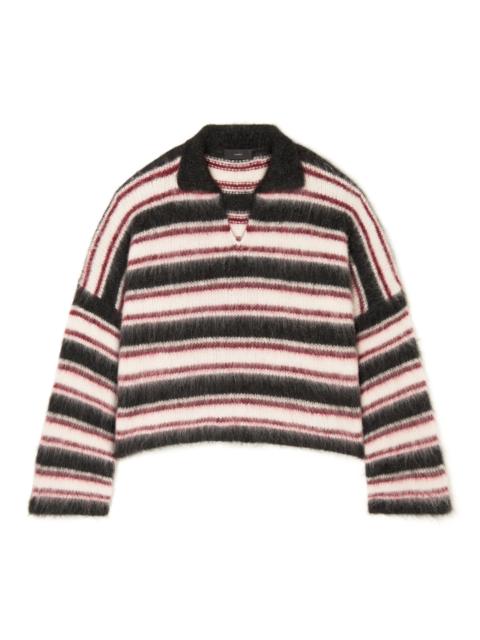 Alanui Grunge Stripes Polo