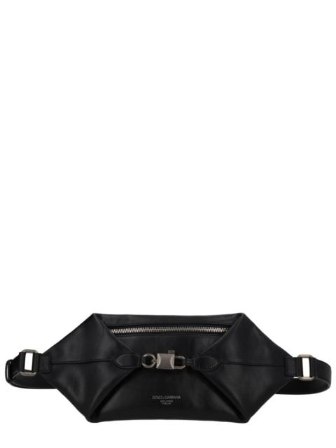 Dolce & Gabbana LEATHER "LOCK" POUCH