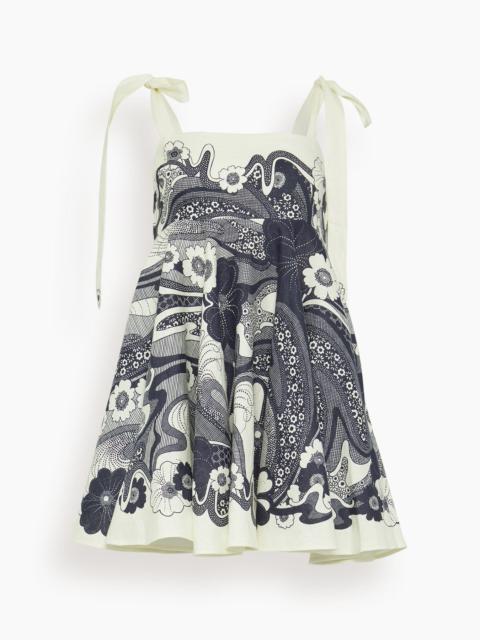 ALÉMAIS Mickey Mini Sundress in Navy