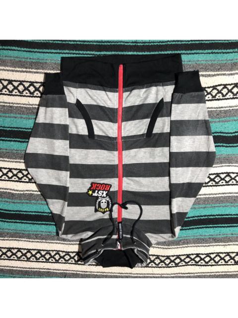 Other Designers If Six Was Nine - Ba-Tsu Prisoner Zip Hidden Hoodie