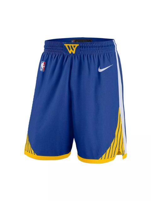 Nike Men's Dri-FIT NBA Golden State Warriors Swingman Icon 24 Replica Shorts -Blue
