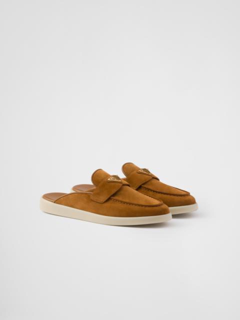 Prada Suede sabots