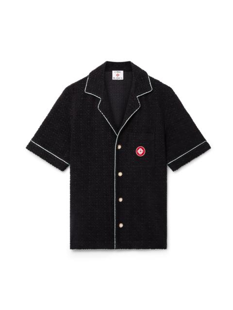 CASABLANCA Monogram Towelling Short Sleeve Shirt | Casablanca Paris