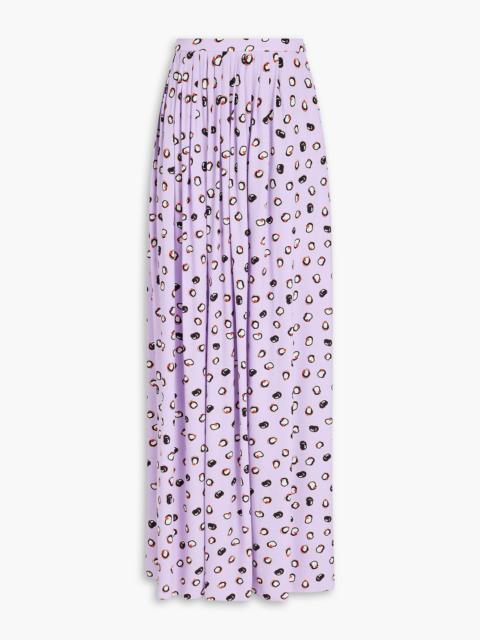 DIANE VON FURSTENBERG Chiara printed crepe maxi skirt