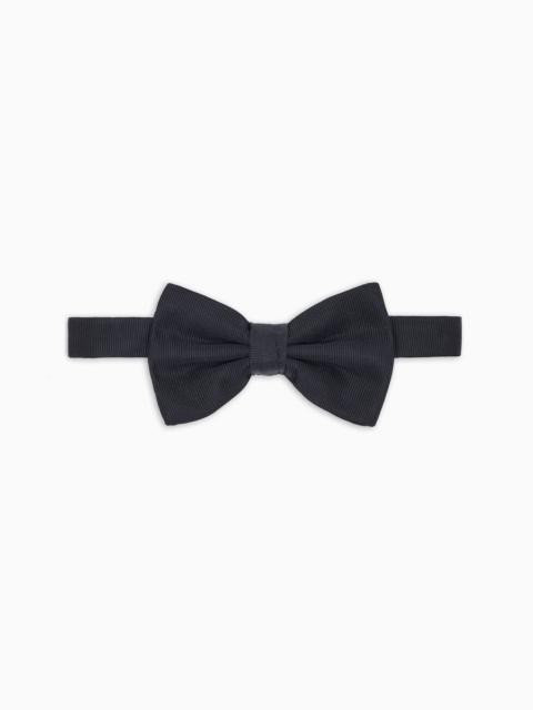 GIORGIO ARMANI Pure silk knotted bow tie