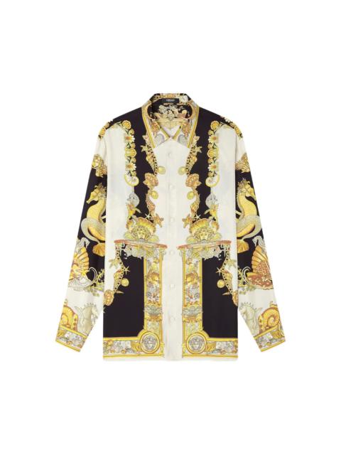 VERSACE Coral Theatre silk shirt