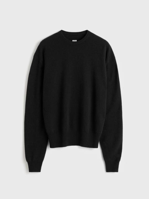 TOTEME Classic cashmere crew knit black