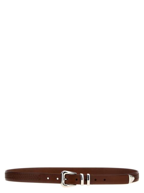 Brunello Cucinelli Leather Belt Belts Brown