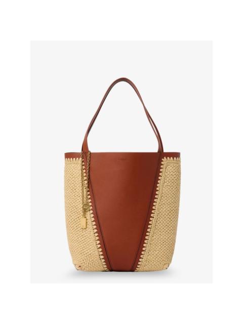 Chloé Chloe Spin Brown Tote Bag New & Authentic