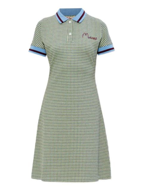 Marni Marni Women Polo-Collar Check Mini Dress