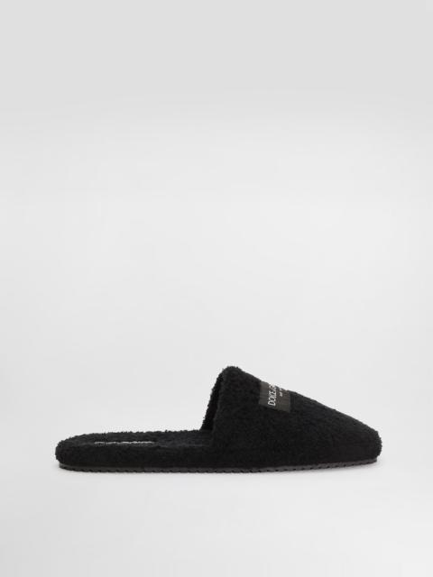 Dolce & Gabbana DG Hotel terry slippers