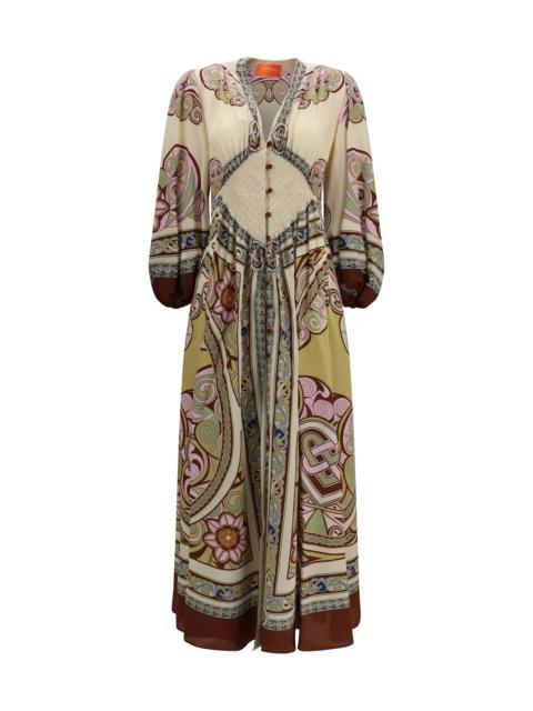 Other Designers Double J Long Camerino Dress Kells Placée