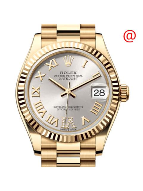 ROLEX Rolex Datejust 31 Automatic Chronometer Grey Dial Ladies Watch M278278-0028
