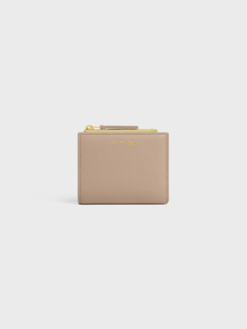CELINE COMPACT WALLET IN SUPPLE GRAINED CALFSKIN