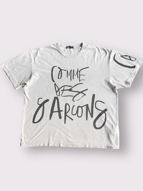 Comme Des Garçons Logo Boxy Fit T Shirt By Lea Colombo