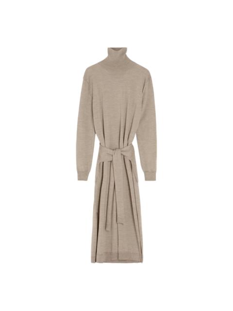 Lemaire tie-waist turtleneck dress