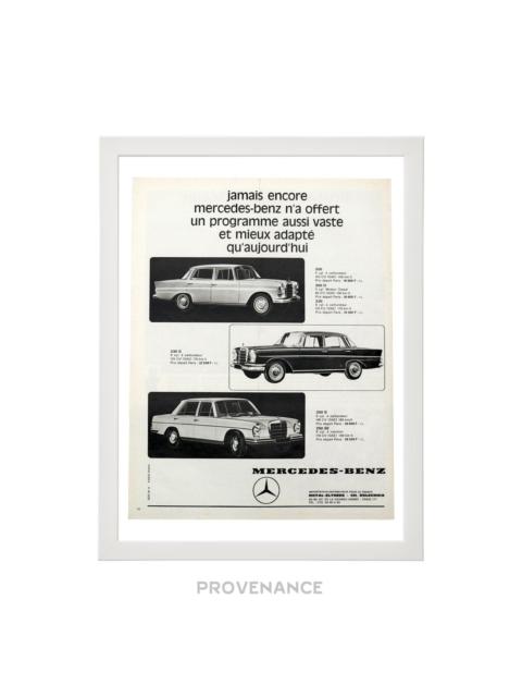 Other Designers Mercedes-Benz Antique Vintage Newsprint Ad - Cars French